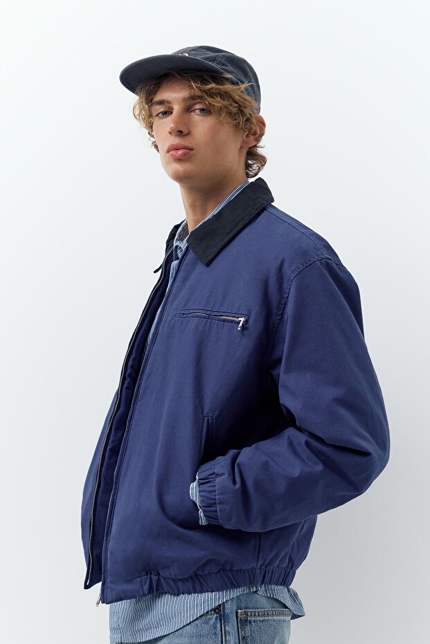 Kontrast yakalı ceket - 4