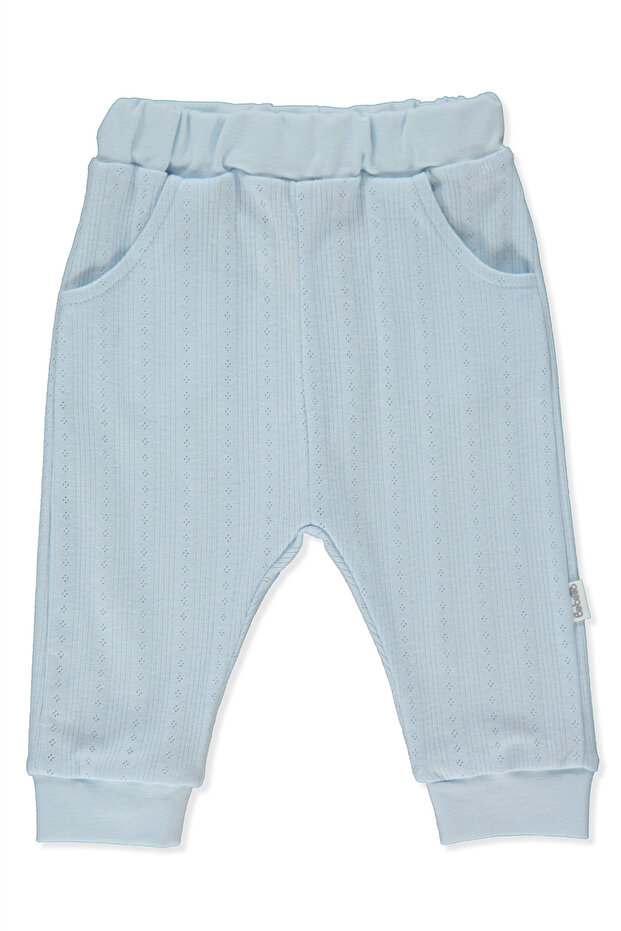 Open-Toed Pants Without Booties (Palm in the Sea) Blue