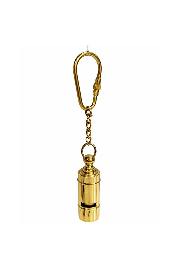 Brass Whistle Keychain Gift Keychain