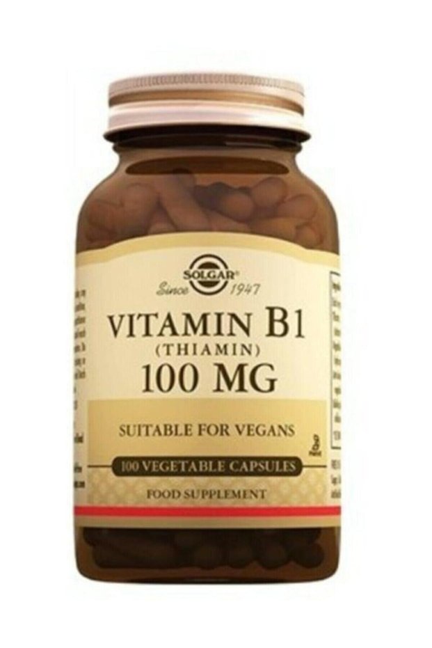Vitamin B1 Thiamin 100 Mg 100 Vegetable Capsules