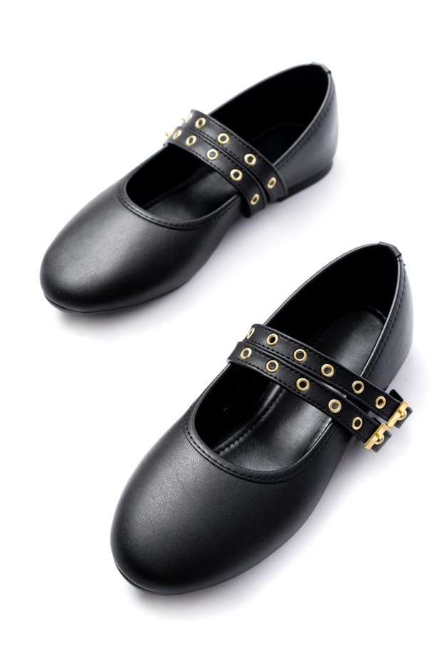 Балернини с черна катарама - 1