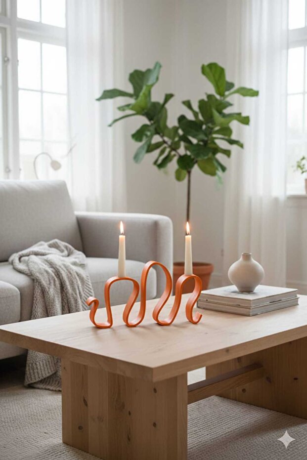 WAVE dalga görünümlü şamdan - 1