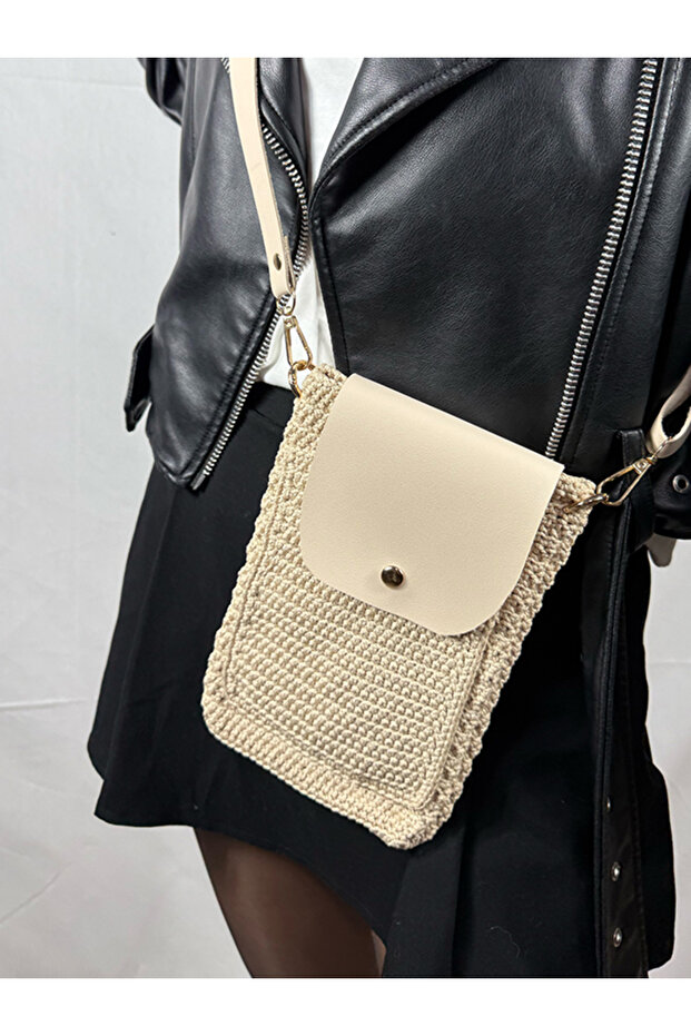 Solano El Örgüsü Çapraz Çanta - 6