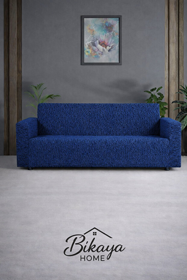 Altınkoza Maxi Style Stretch Sofa Cover Set (3+3+1+1) | Flexible Lycra Fabric | Fully Mold-Fit Compatible