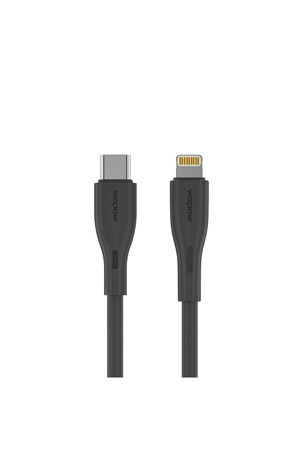 كابل آيفون أسود بطول مترين - 2