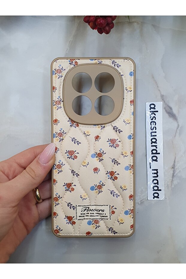 حافظة مبطنة بنمط زهور متوافقة مع Redmi NOTE 14 PRO PLUS - 1