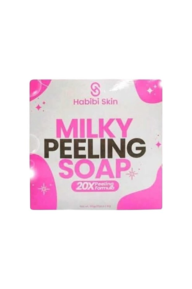 Milky Peeling Soap, 20X Formula, 50g x 20pcs, Brightening & Exfoliating, Gentle Daily Us