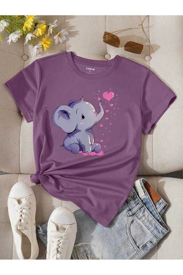Cherry Print Women's T-Shirt