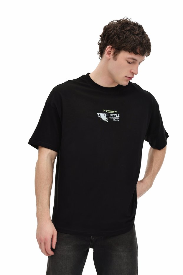 Ml Street 11Slg305 5Fx Black Men's Short Sleeve T-Shirt