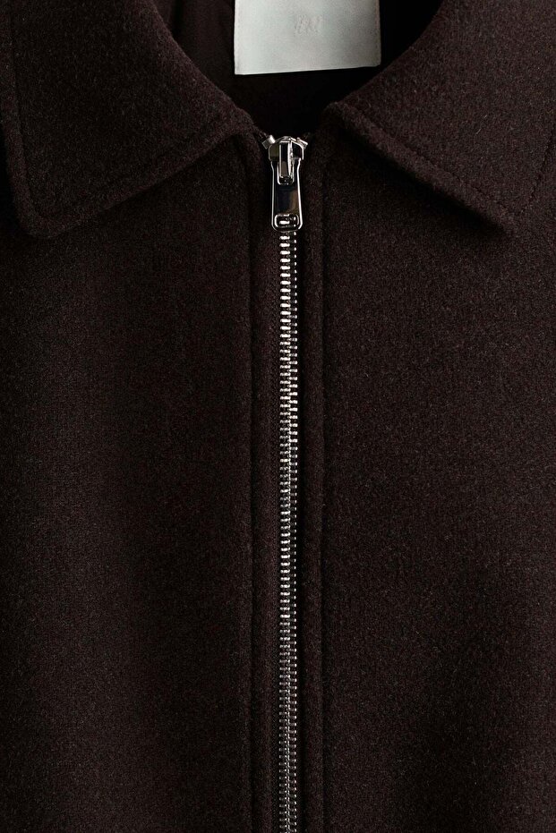 Short wool-blend jacket - 6