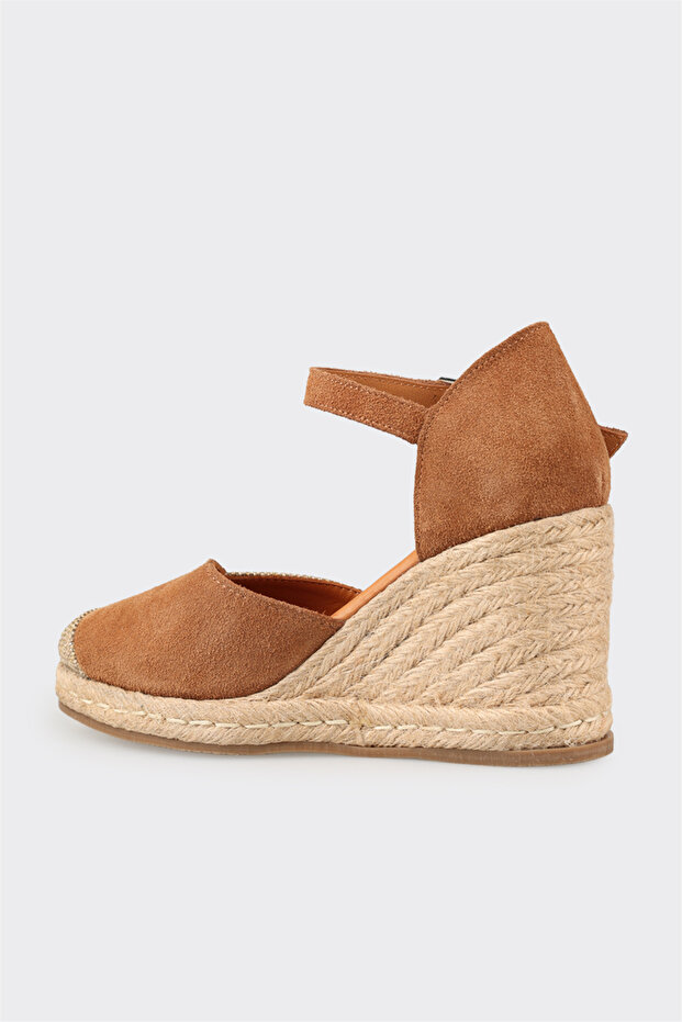 Taba Deri Kadın Espadril - 3