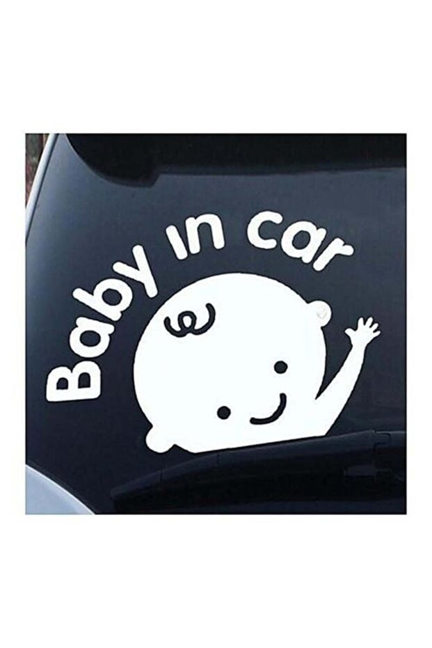 Baby in Car Sticker