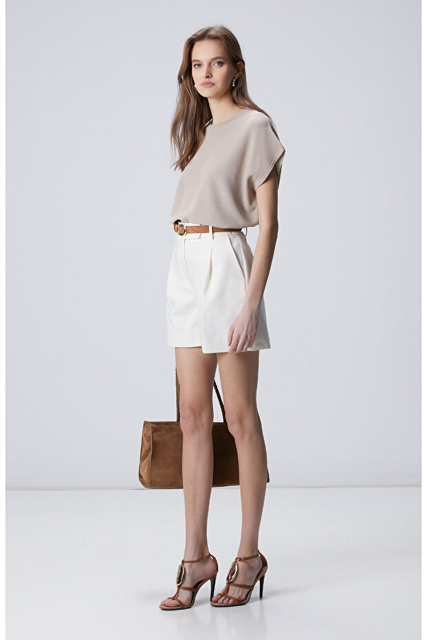 Vizon Kısa Kol Kazak - 3