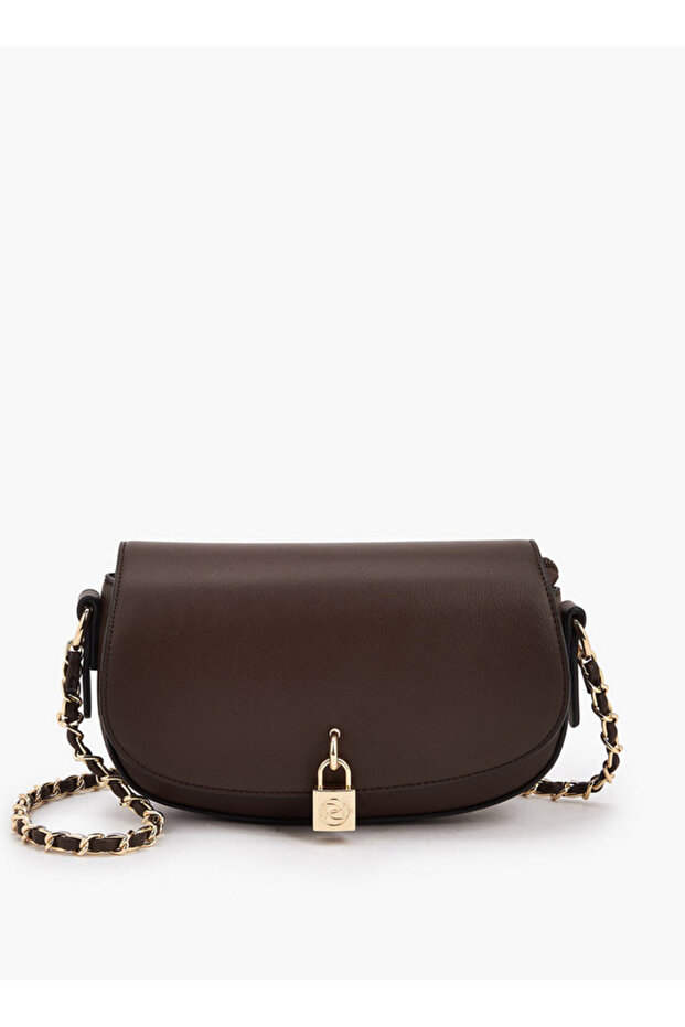 حقيبة كروس صلبة مع حزام سلسلة - 1