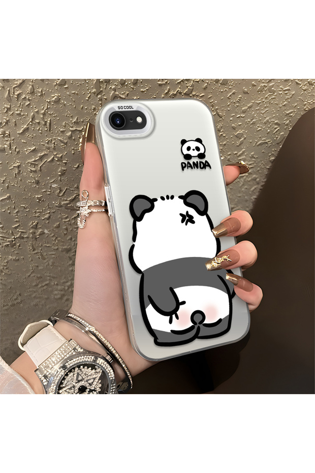 iPhone 7/8/Se 2020 2022 Compatible Stylish and Luxurious Panda Pattern