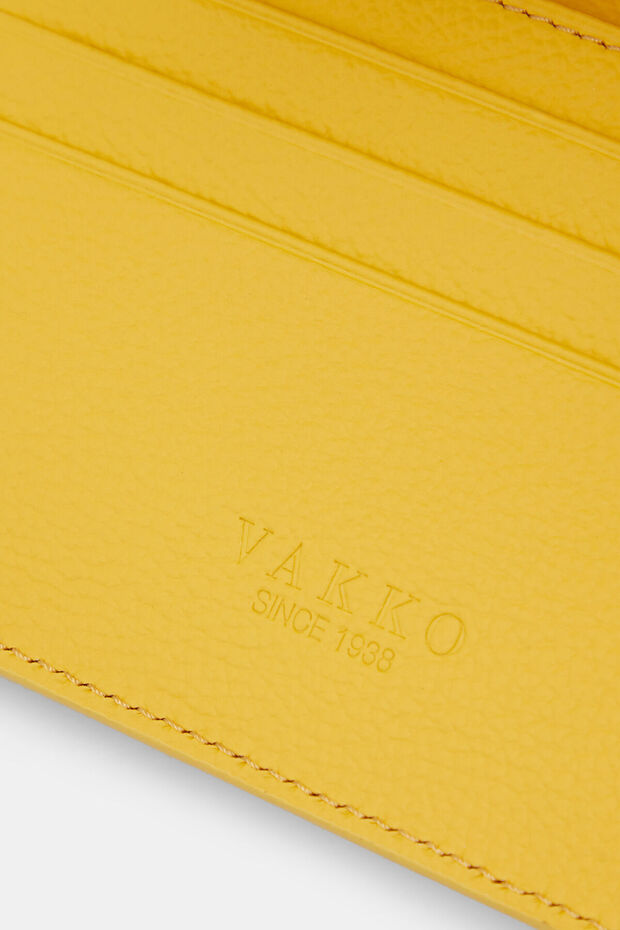 SARI MONOGRAM DERİ CÜZDAN - 5