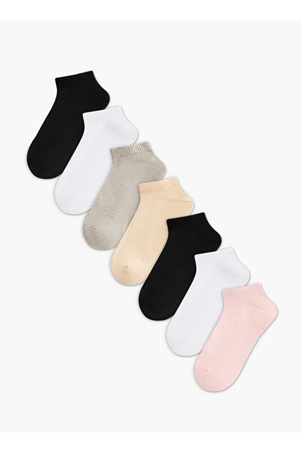 Pack of 7 Ankle Length Cotton Socks