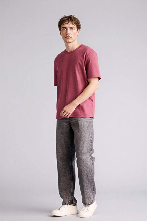 %100 Pamuk Basic Tişört E7961AX26SP - 2