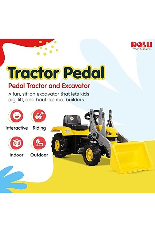 Kepçeli Traktör Pedallı - 2