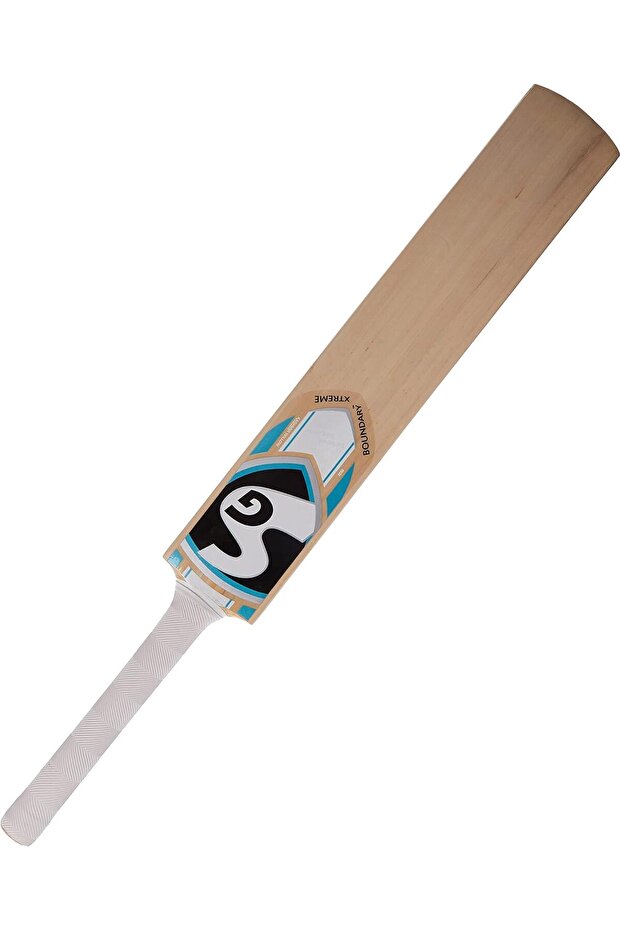 Boundary Xtreme Kashmir Willow Cricket Bat – Size 4, Blue, Suitable for Leather Balls