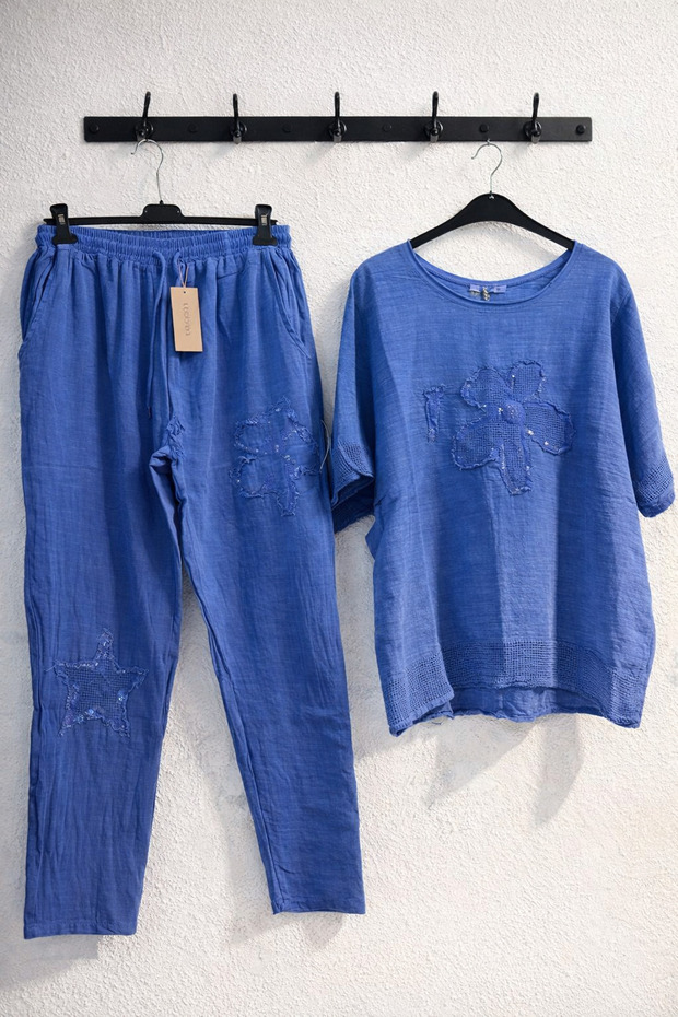 Linen Daisy Set