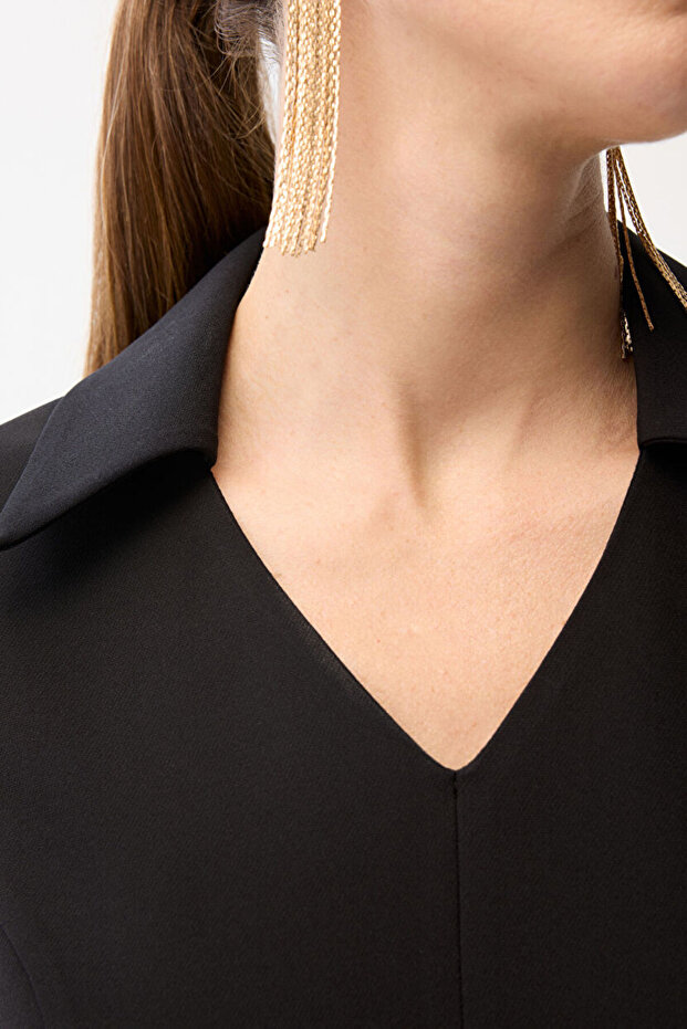 Kolsuz Midi Elbise - 3