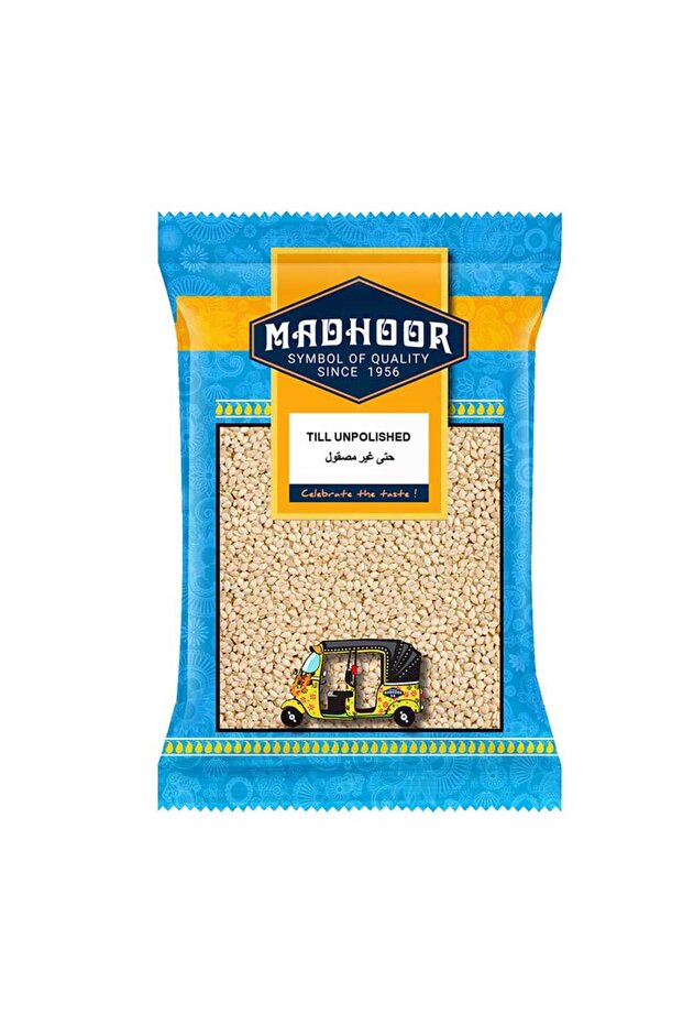 Till Unpolished Whole Raw Skin-On Natural White Sesame (500g)