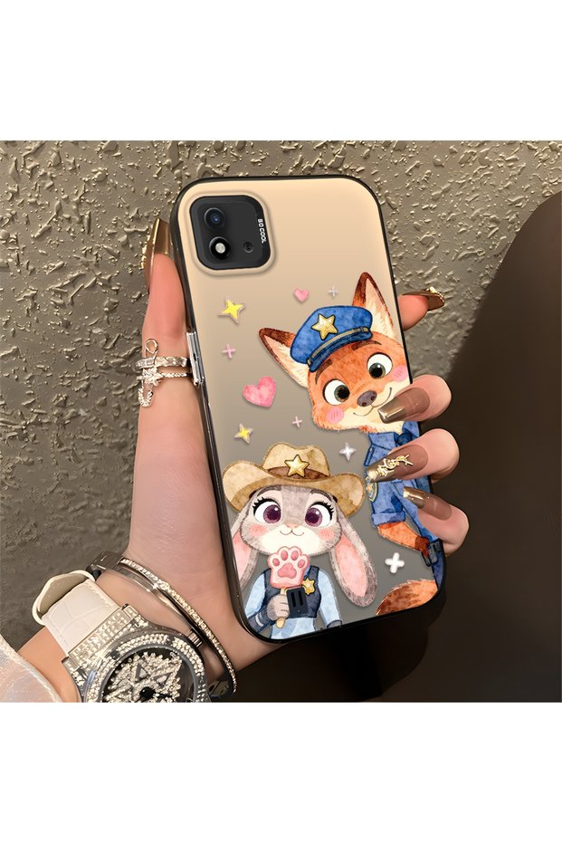 Realme C20/C20A Compatible Luxury and Stylish Cartoon Pattern High Quality Phone Case