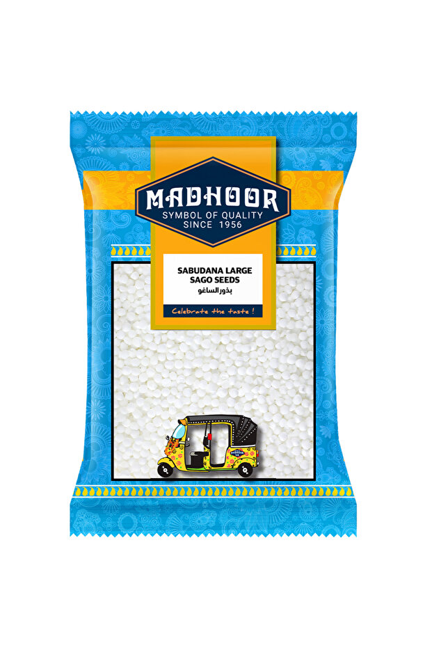 Sabudana Large Pearl Tapioca Grains Fasting Staple Bulk (1kg)