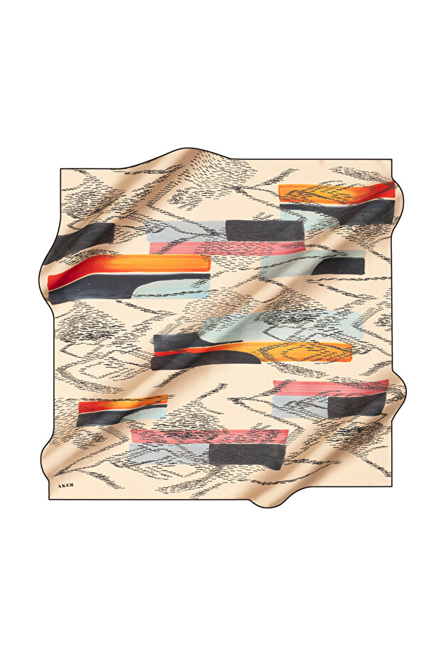 وشاح من الساتان الحريري من نوع داكن كوندز 90X90