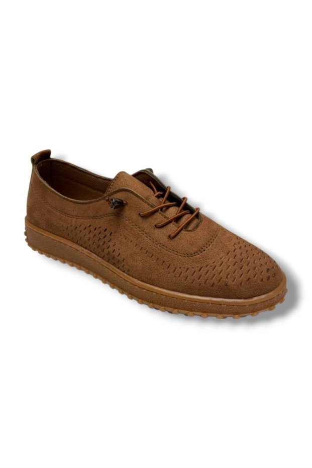 S1070-26 Suede Leather Anatomical Sole Lace-Up Women's Shoes