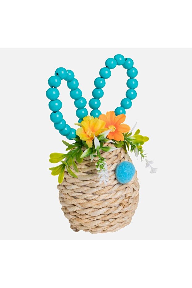Decorative Easter Egg Turquoise with Beads 17cm - 3
