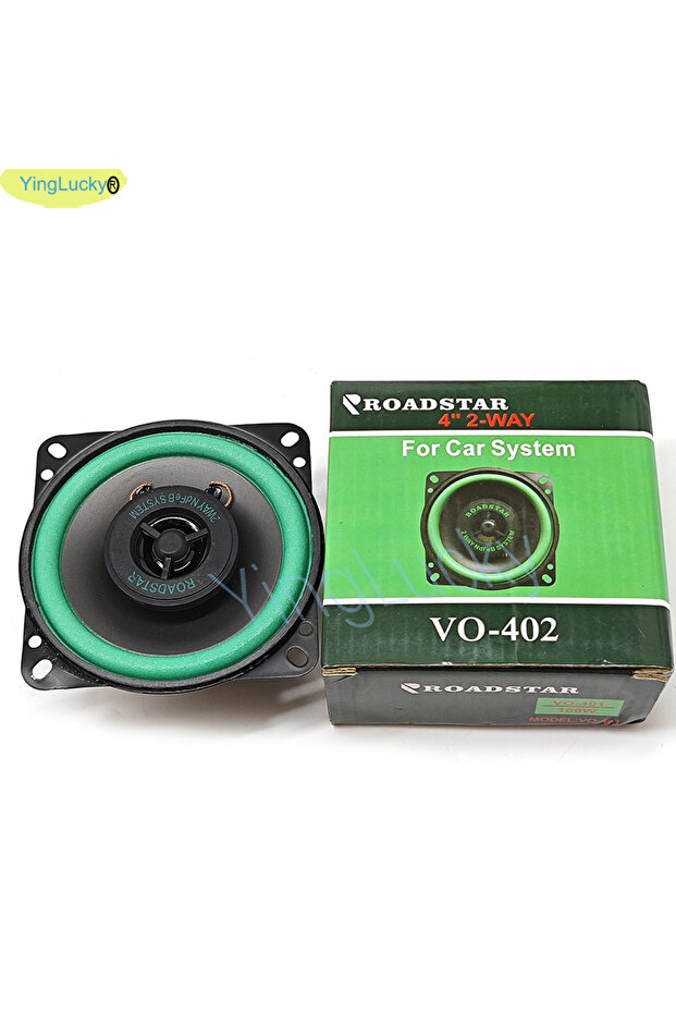WHITE 4 Inch Arcade Speakers Coaxial Automotive Audio HiFi Music Full Range Frequency for Arcade Gam