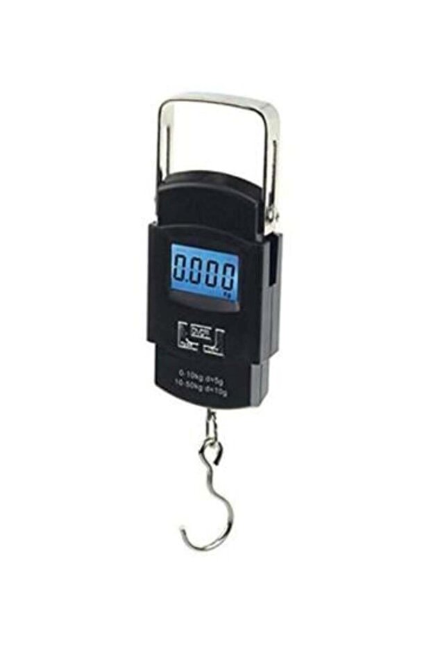 Digital Luggage Scale with LCD Screen Black