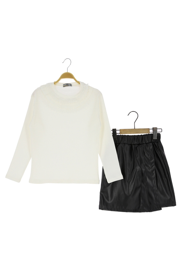 Devojčice, set od Suknja-šorts dela - 2