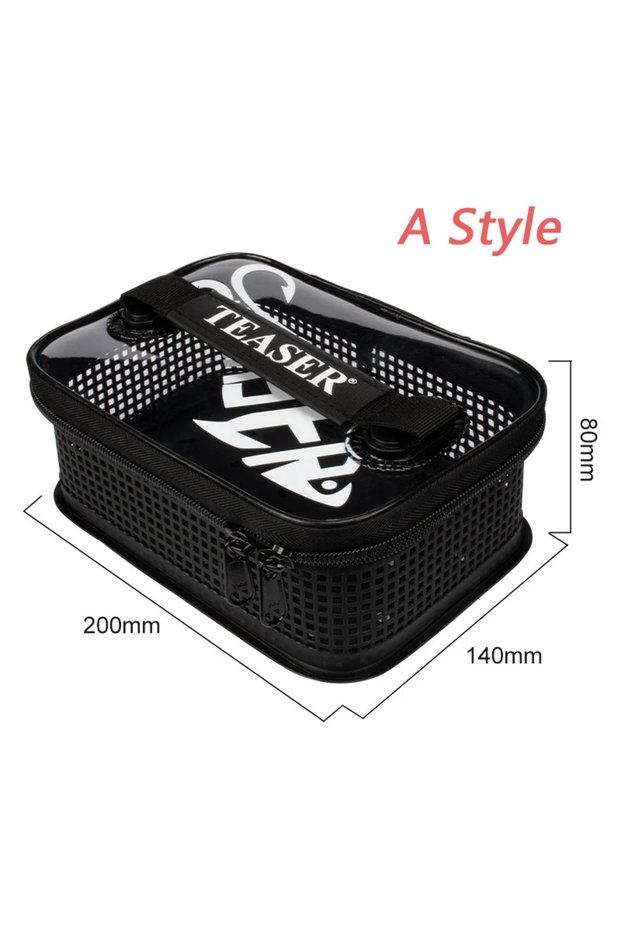 A Style Corrosion Resistant Tackle Bag for Metal Lures Thickened Portable Storage Box Live Well Buck