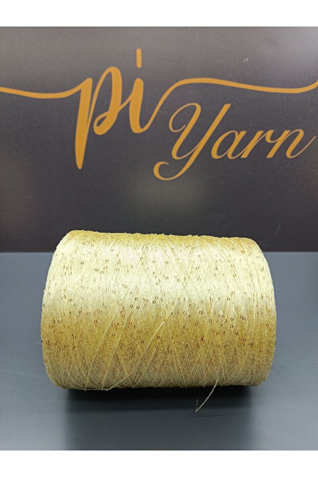 Pullu İp Sarı Gold Pullu 400gr - 2
