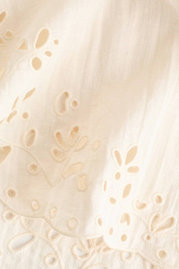 Nakış İşlemeli Plaj Gömleği - 6