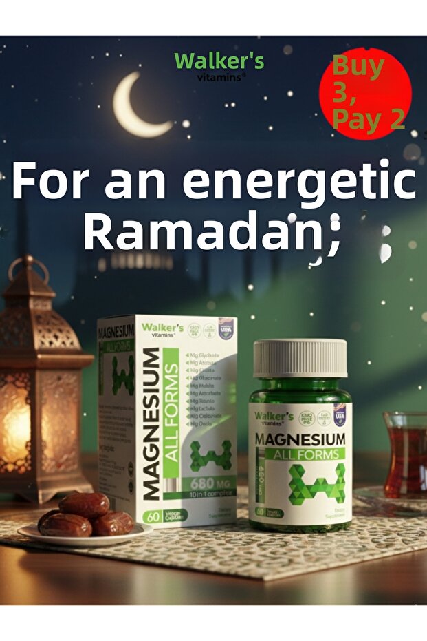 Magnesium All Forms (Citrat, Malat, Bisglisinat, Taurat, Lactat, Ascorbat, Gluconat, Aspartat, B6)