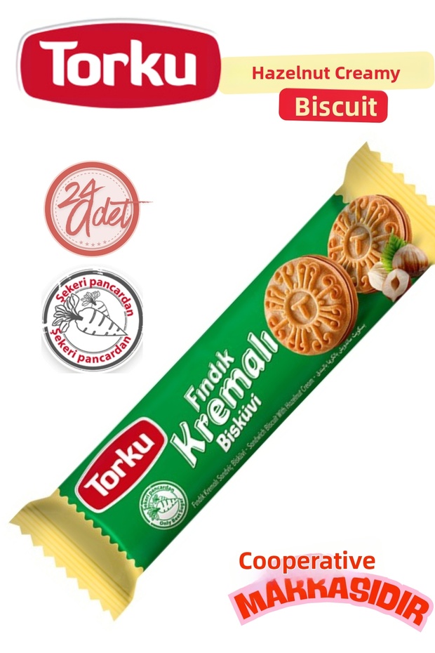 Creamy Biscuit with Hazelnuts 61 G* 24 Pieces