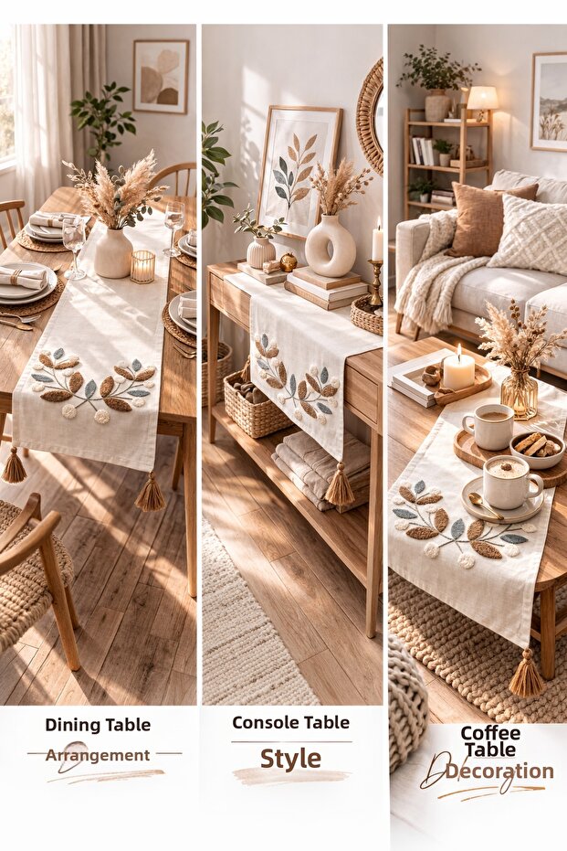 سجادة مطرزة بأوراق الشجر الطبيعية - 6