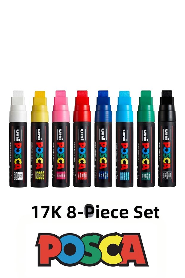 Posca Marker Pc-17k (15mm) Set of 8