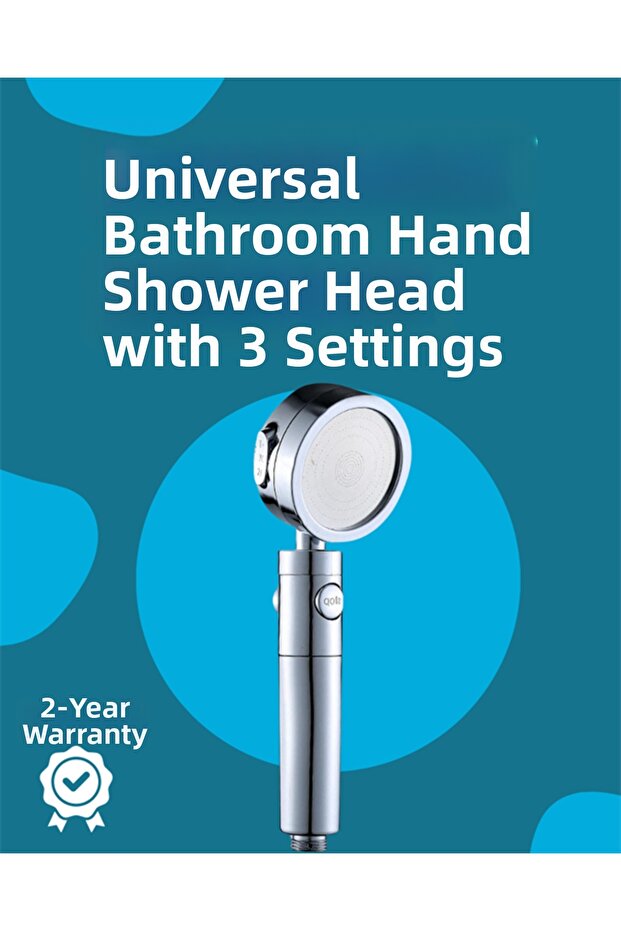 Preminium Water-Saving and Easy-To-Install Handheld Shower Head – High