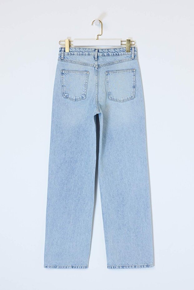 Mavi More Sustainable Yüksek Bel Straight/Düz Kesim %100 PamukluJeans TWOSS26JE00177 - 6