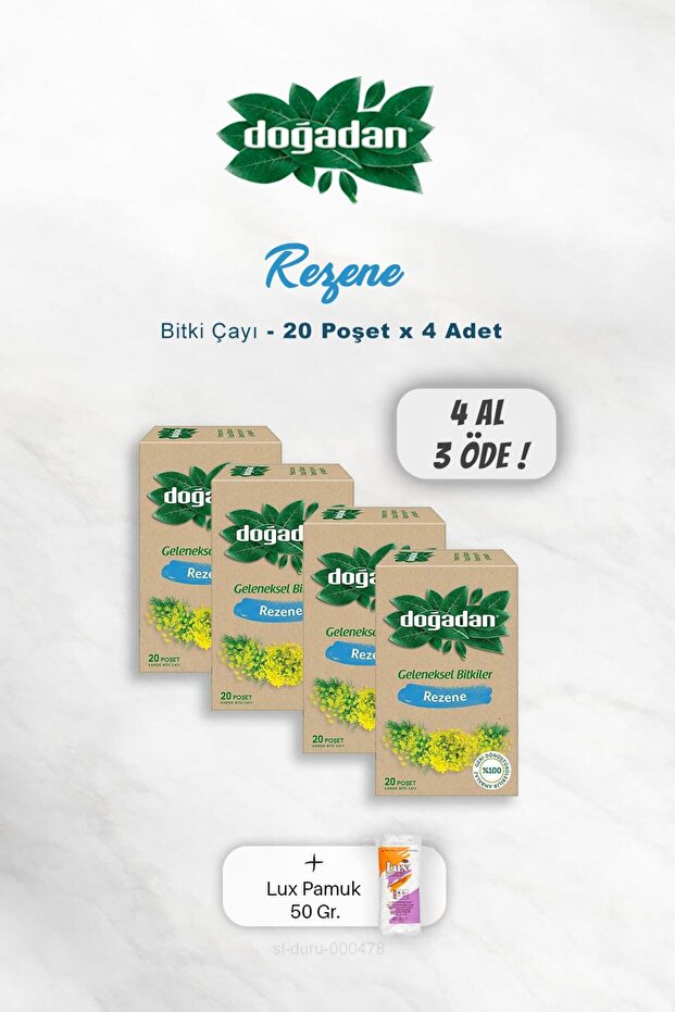 BUY 4 PAY 3 Doğadan Fennel Herbal Tea, Cotton