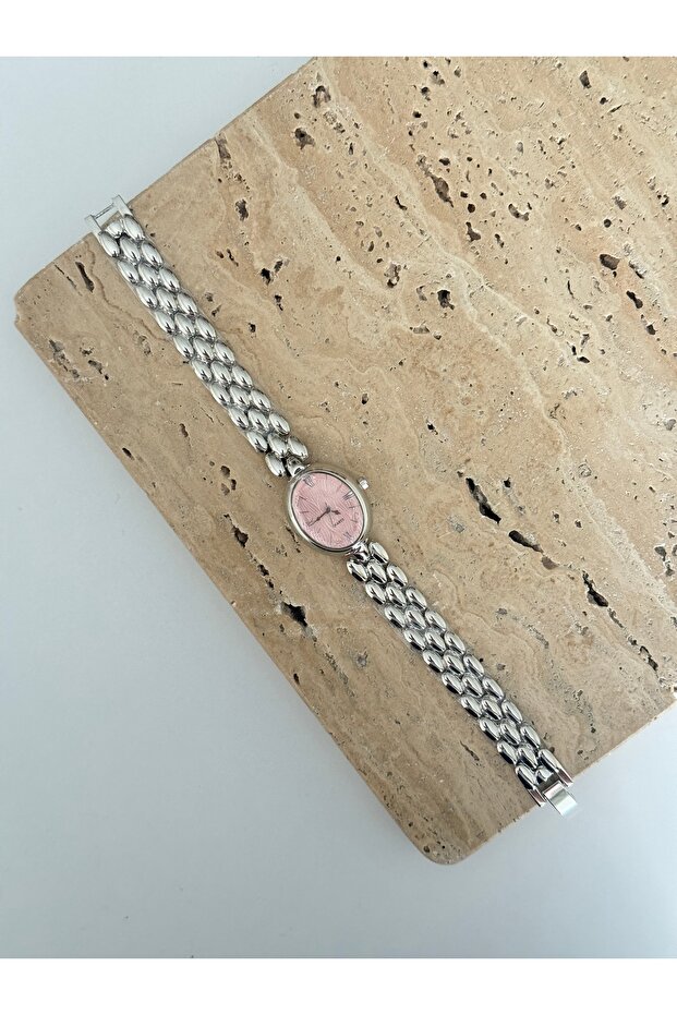 Sirius Silver Pink Watch
