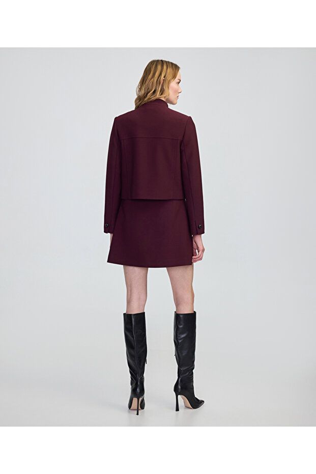 Kontrast düğmeli ceket - 8