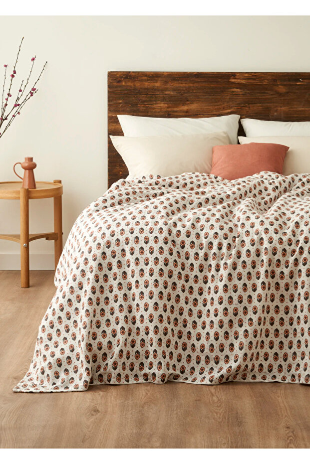 بيكيه جين قطن مزدوج مطبوع (200x220 سم)