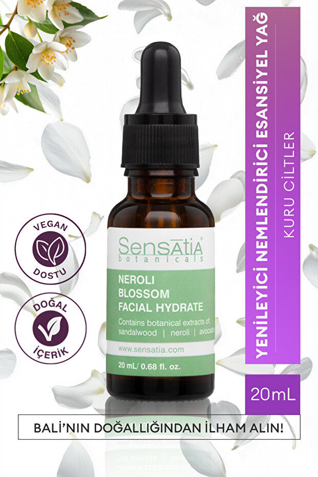 Renewing Natural Deep Moisturizer for Very Dry Skin 20ml - Neroli Blossom