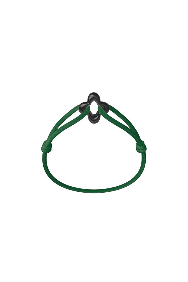 Black Clover Cord Bracelet